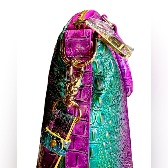 Brahmin NWT Large Duxbury Hyacinth Ombré Mini Leather Melbourne Bag (P041) - Picture 5 of 13